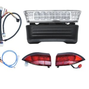 Club Car Precedent Golf Cart LED Light Kit Headlight and Tail Light 2008+ 48V Petrol and Electric